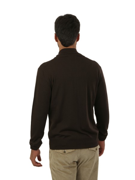 Maglia Brooksfield Cardigan Castagna
